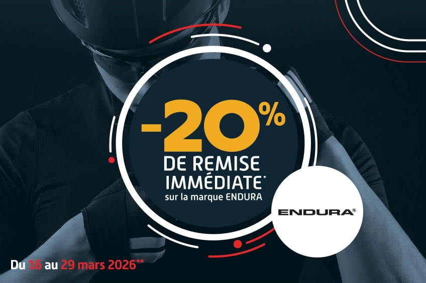 -20% de remise immédiate(1) sur la marque ENDURA