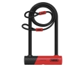 Antivol en U ULTIMATE 420K/170 HB 230 + SUPPORT USH + COBRA 10/120 Noir/Rouge - Image 1/3