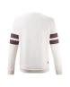 Sweat Unisexe HERITAGE LOGO Blanc/Aubergine - Image 2/2